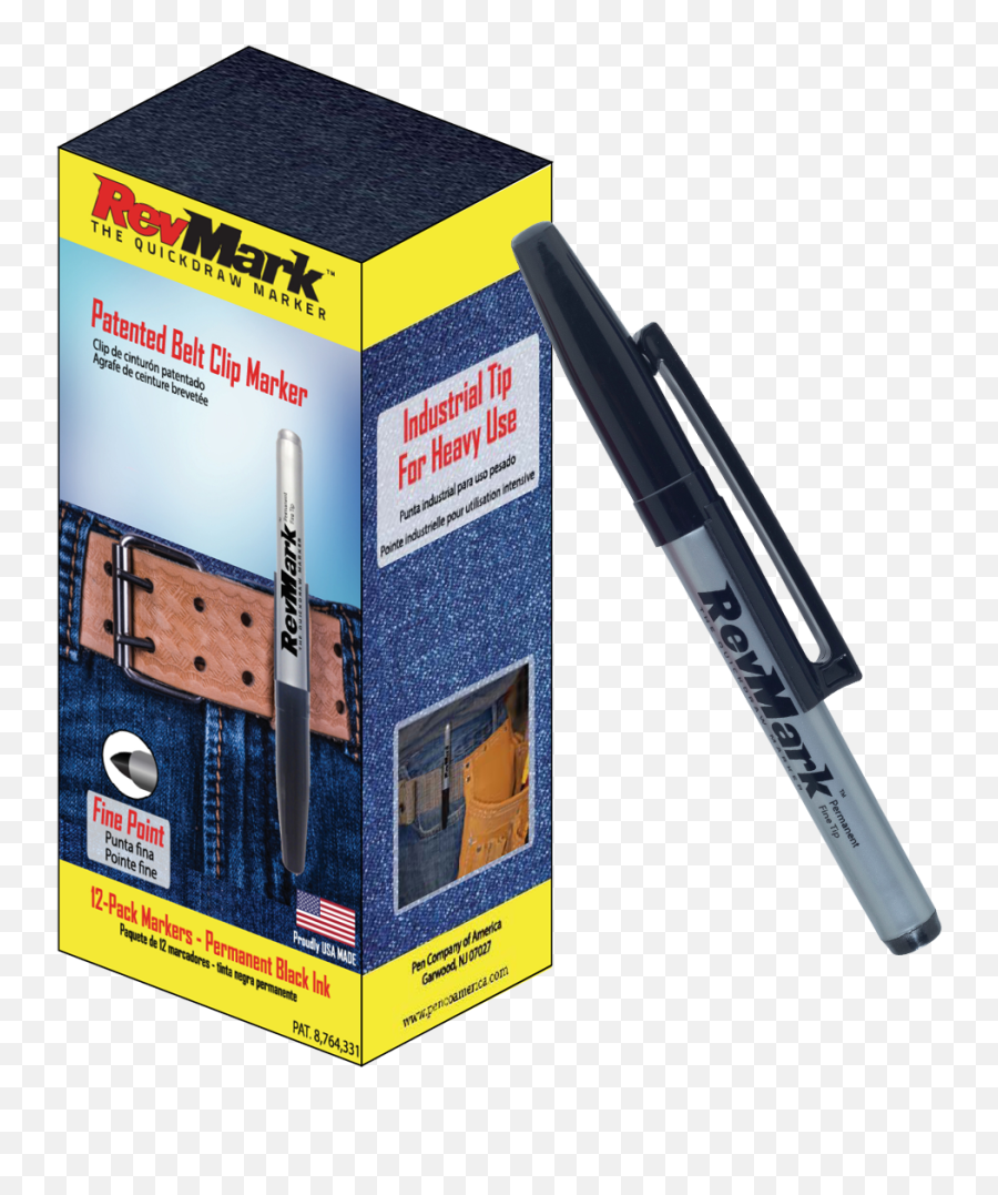 Revmark Marker - 12pack Black Ink Revmarkusa Revmark Marker Png,Black Ink Png