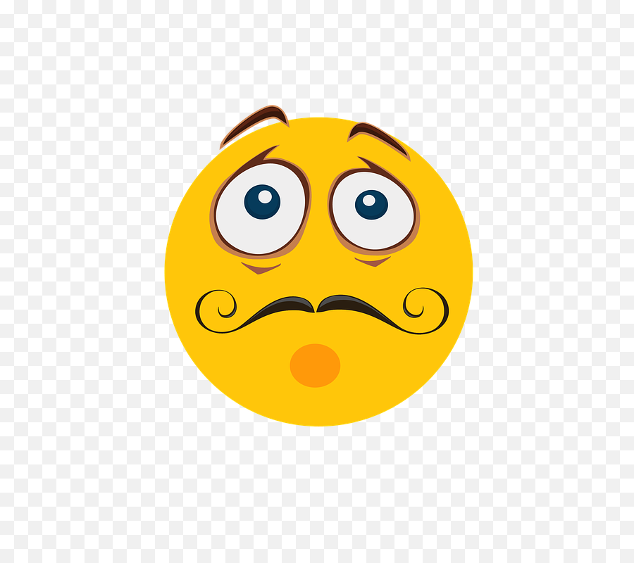 Wow Emoji Emotions Mustache Face - Kruger National Park Png,Wow Emoji Png