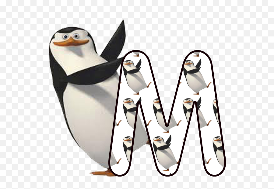 Oh My Alfabetos - Madagascar Penguins 585x541 Png Madagascar Penguins,Penguins Png