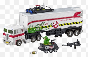 Ghostbusters And Transformers First Ever Optimus Prime - Masterpiece Optimus Prime Ghostbusters Png,Optimus Prime Transparent