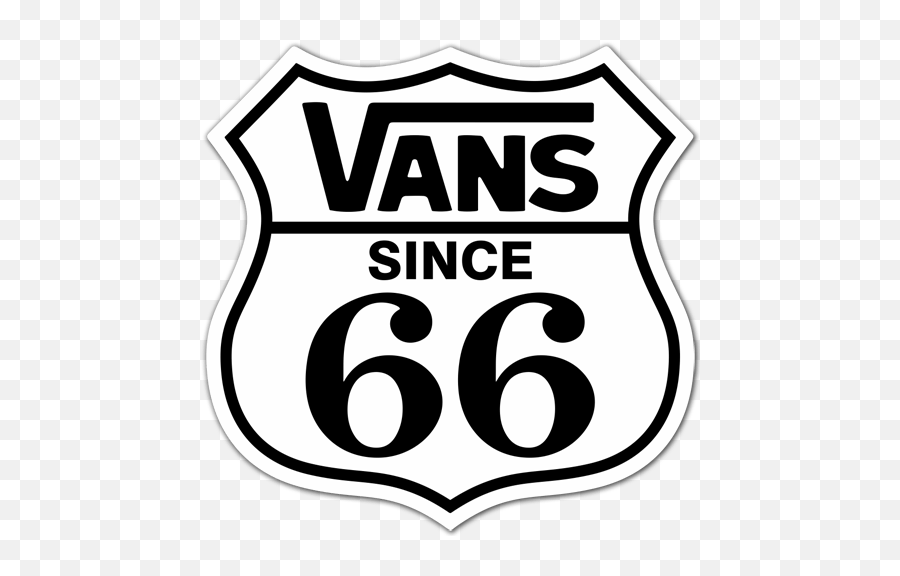 Vans Png Hd - Vans Png Logo Bianco,Route 66 Logos