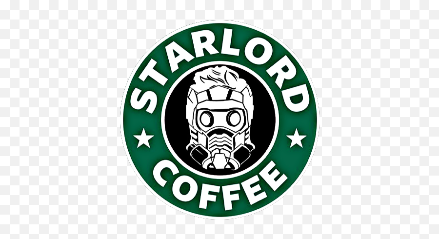 Starbucks Starlord Peterquill Sticker By Tina - Dot Png,Star Lord Logo