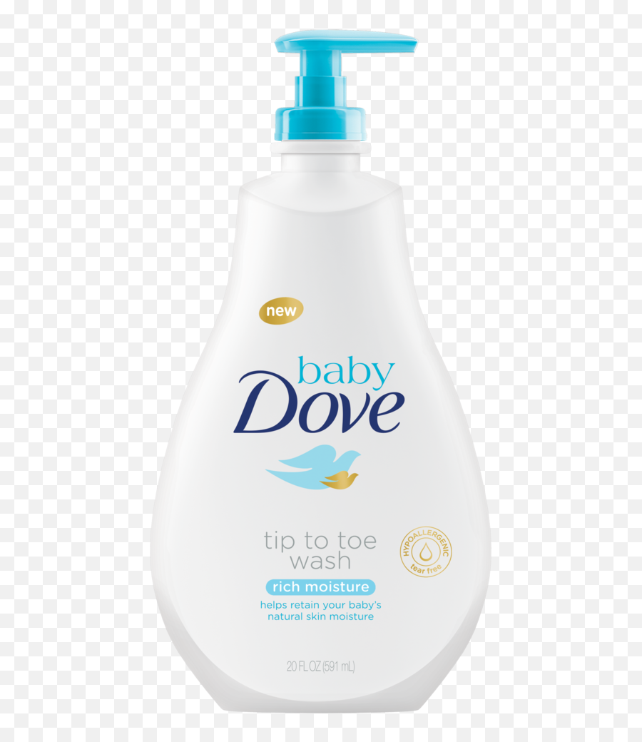 Baby Dove 20 Oz Tip To Toe Wash In Rich Moisture - Dove Baby Sensitive Skin Body Wash Png,Dove Soap Logo