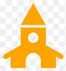 Orange Church Icon - Free orange icons Church Icon Png