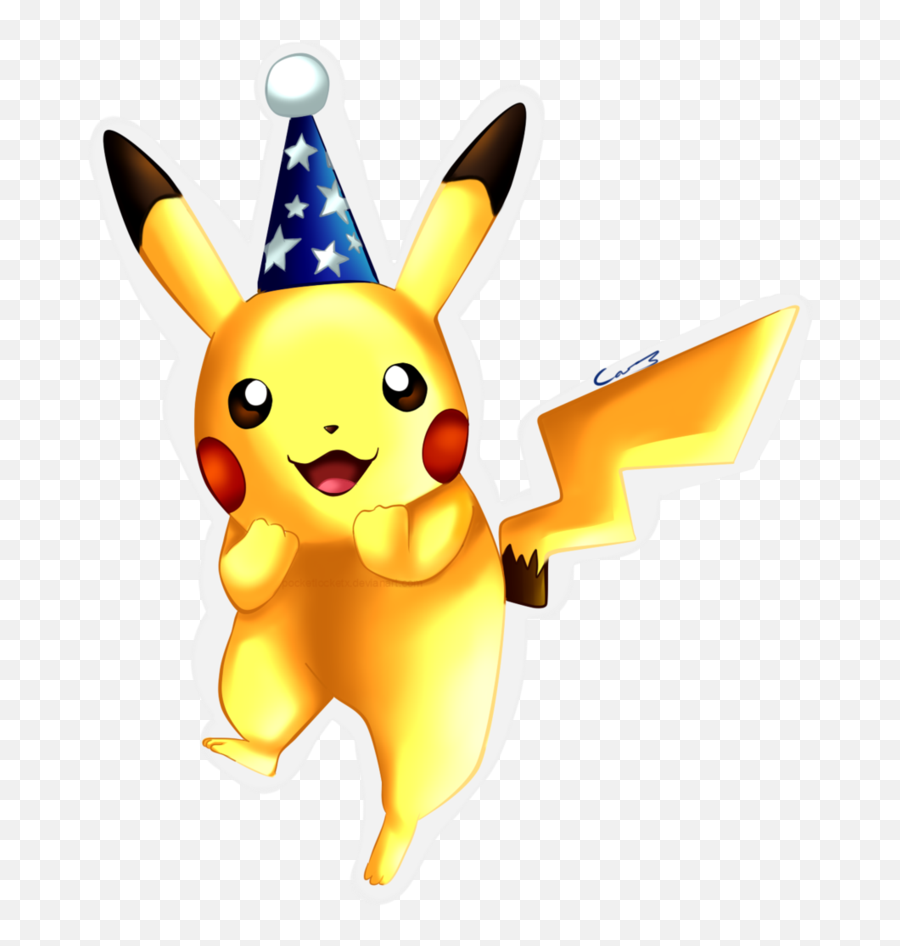 Pikachu Clipart Graduation Picture 1893383 - Pikachu Party Hat Png,Pokemon Hat Png