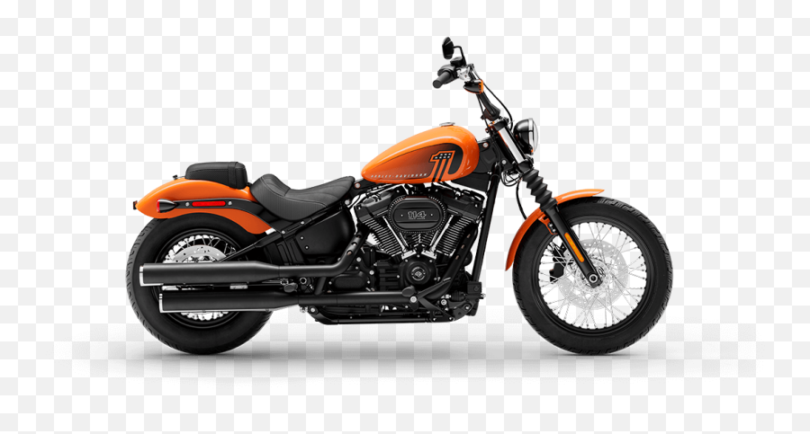 Fat Boy 114 Boneyard Harley - Davidson Street Bob 2020 Vivid Black Png,Icon Compression Wheels