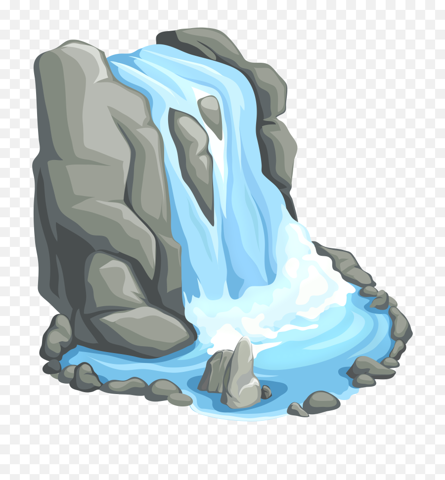 Download Hd Waterfall Png Clip Art - Water Fall Clip Art,Waterfall Transparent