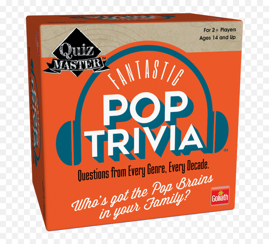 Download Free Png Quiz Master Pop Trivia U2014 Goliath Games - Carton,Trivia Png