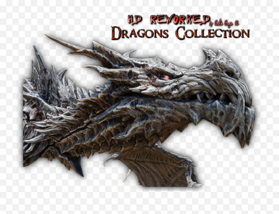 Hd Reworked Dragons Collection 4k - Dragon Png,Skyrim Dragon Icon