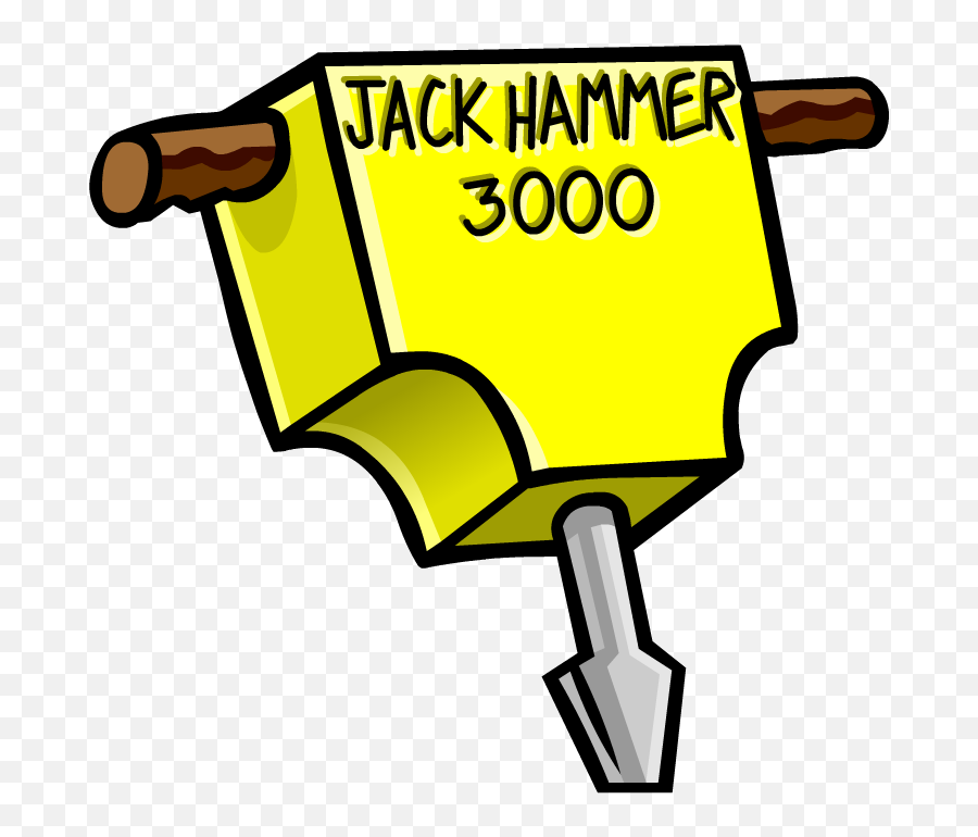 Jackhammer Clipart - Transparent Jackhammer Clipart Png,Jackhammer Icon