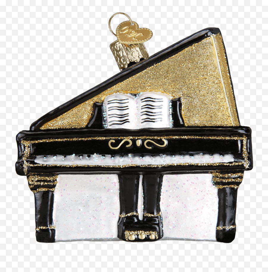 Grand Piano Glass Ornament - Ornaments For Christmas Music Png,Grand Piano Png
