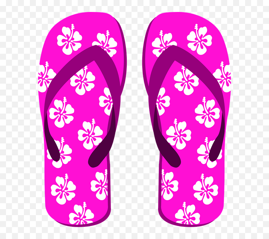 Beach Shoes Transparent Png Images - Summer Flip Flop Clipart,Slippers Png
