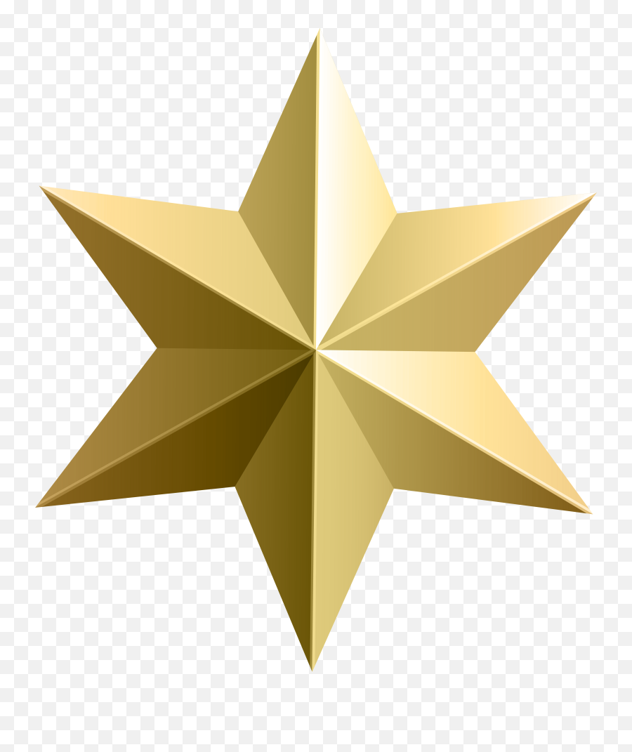 gold christmas star clip art