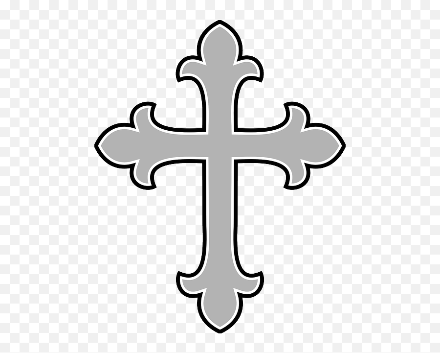 Gray - Symbolcrosschristianreligionshapefaithpng 514 Annunciation Orthodox School Logo,Faith Png