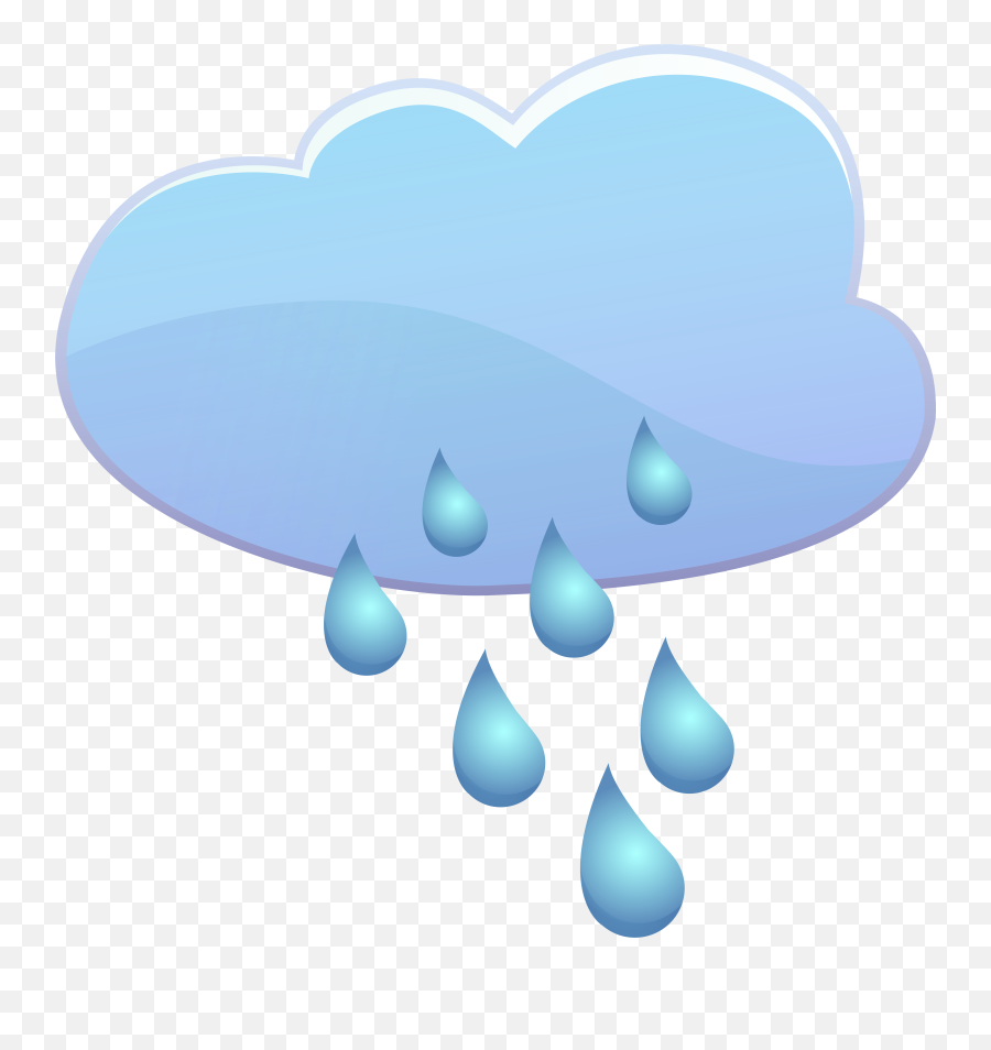 Banner Royalty Free Library Cloud And - Cloud Raining Clipart Png,Raindrops Png