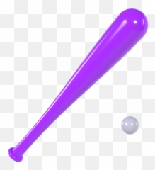 Baseball Bat Icon - Download in Line Style Softball png