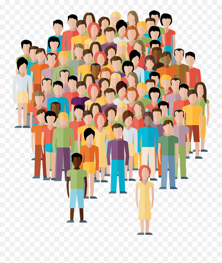 Crowd Of People - Individual Differences Clip Art Hd Png Citizenship Amendm...