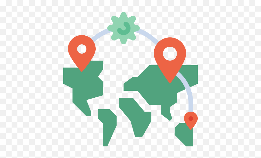 World Map - Free Healthcare And Medical Icons Sharing Png,World Map Icon
