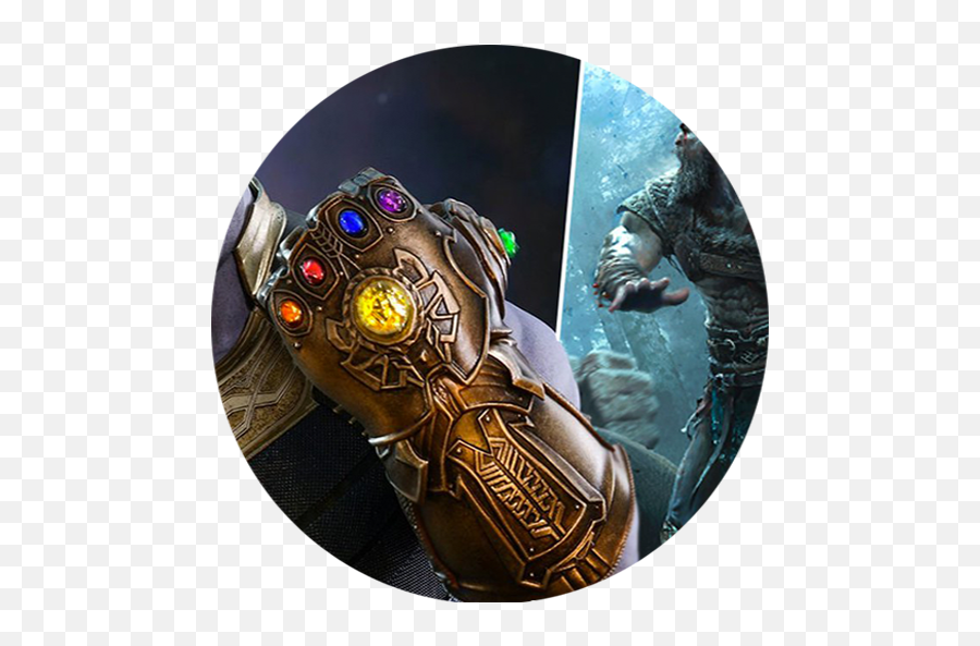 Super Hero Marvel Wallpaper Thanos Gauntlet Hd 4k Apk 10 - Thanos Movie Png,Sekiro App Icon