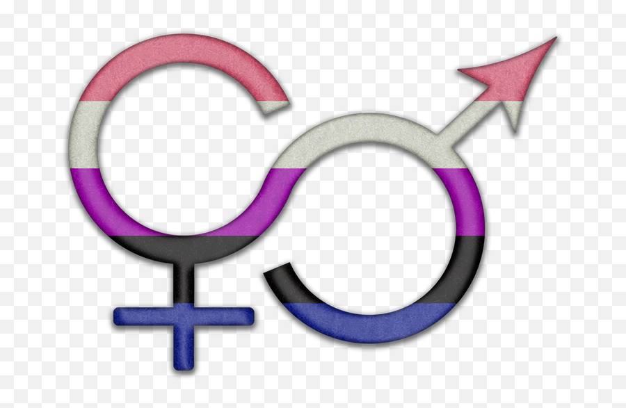 Pin - Genderfluid Pride Symbol Png,Trans Flag Icon