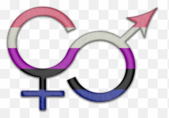 Pin - Genderfluid Pride Symbol png
