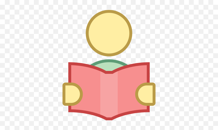 Reading Icon In Office Style - Clipart Of Reading Icon Png,Literacy Icon