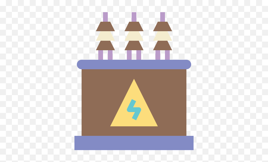 Transformer Power Voltage Energy Electronic Free Icon - Vertical Png,Voltage Icon