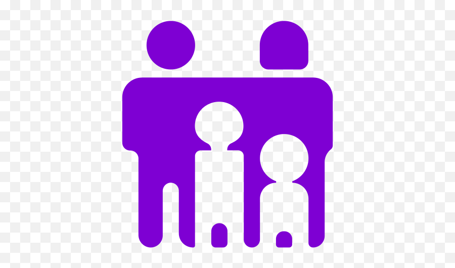 Purple Family Icon Png Symbol - Family Icons Png,Link Icon