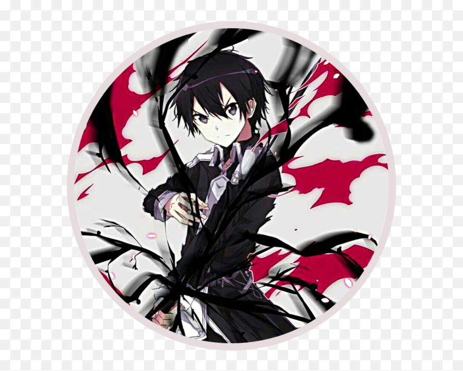 Picsart Kirito Icon Freetoedit Animelovers Sword Art - Kirito Png,Asuna Icon