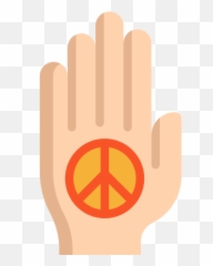 Gestures Pacifism Hands And Palm Hippie Peace Icon - Symbol png