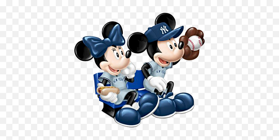 Mickey U0026 Minnie New York Yankees Clipart - Logos And Phillies Mickey Mouse Png,Yankees Png