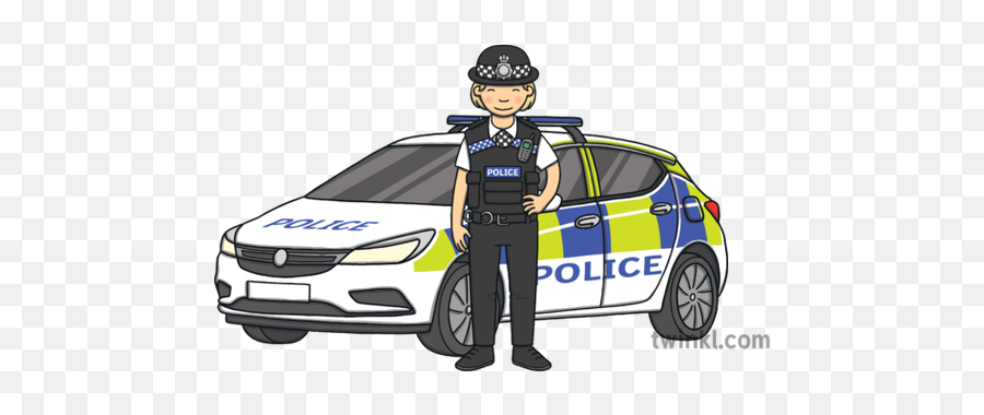 Police Officer Next To Car Law Enforcement Pwhu - Police Car Png,Police Car Png