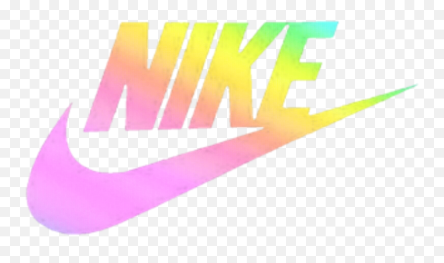 Nike Logo Rainbow Regenbogen Pastell - Rainbow Nike Logo Png,Nike Logo Jpg