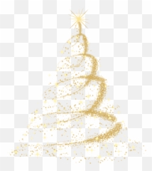 Picture - Gold Christmas Tree Png