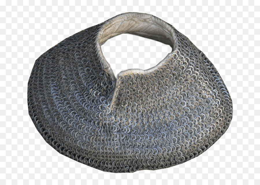 Padded Chainmail Collar For Medieval Reenactmentscarole Plays And Sport Helmets - Thread Png,Chainmail Png