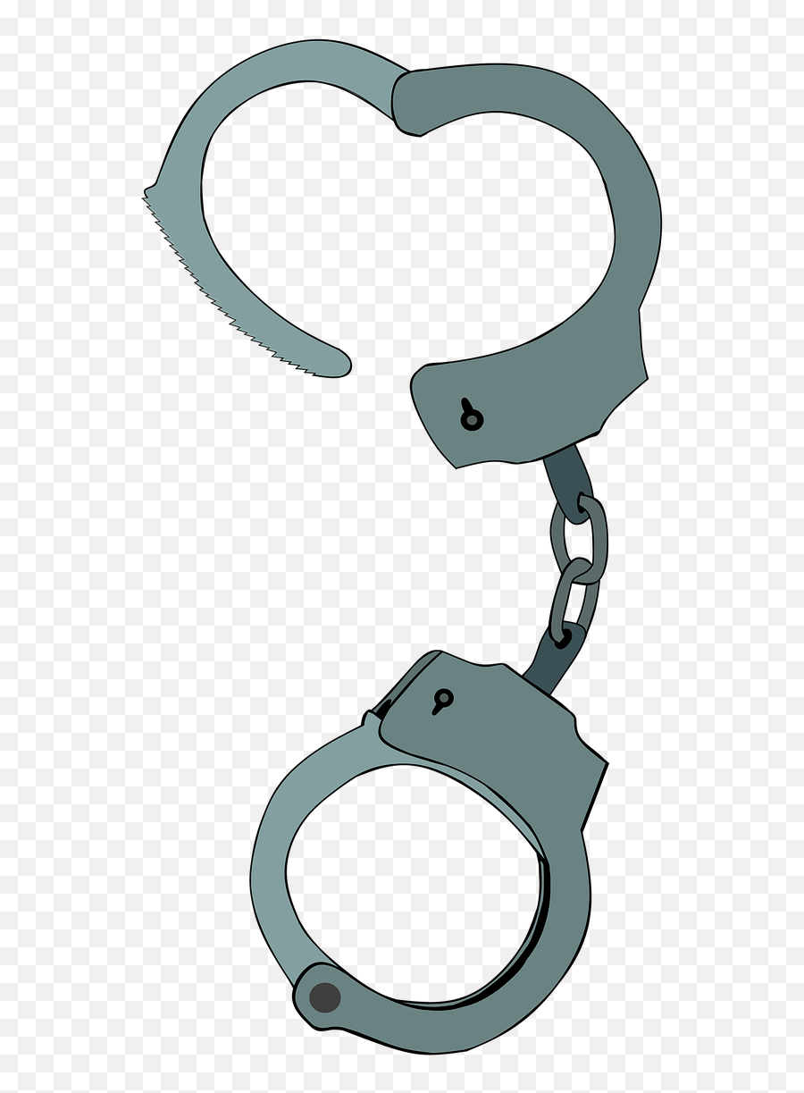 Handcuffs Arrest Detention Chains Caught - Free Image Arrest Smiley Png,Handcuffs Transparent Background