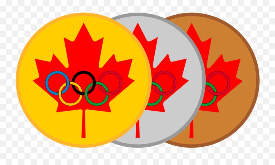 Maple Leaf Olympic Medals - Proud To Be Canadian Lyrics Png,Medals Png