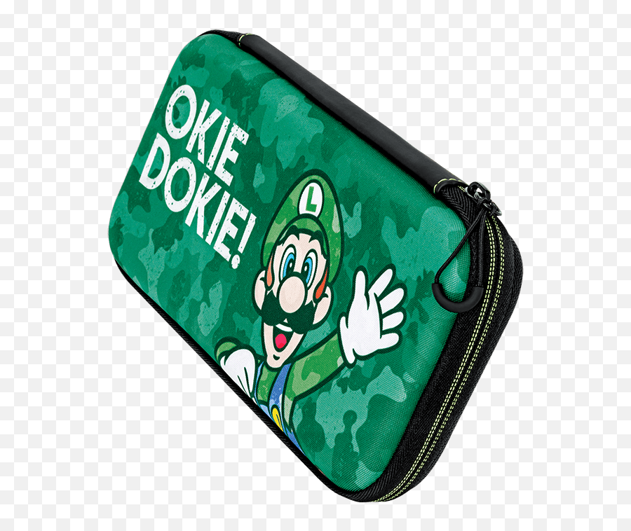 Switch Slim Travel Case - Luigi Camo Edition For Nintendo Switch Nintendo Switch Slim Travel Case Super Mario Luigi Camo Png,Luigi Png