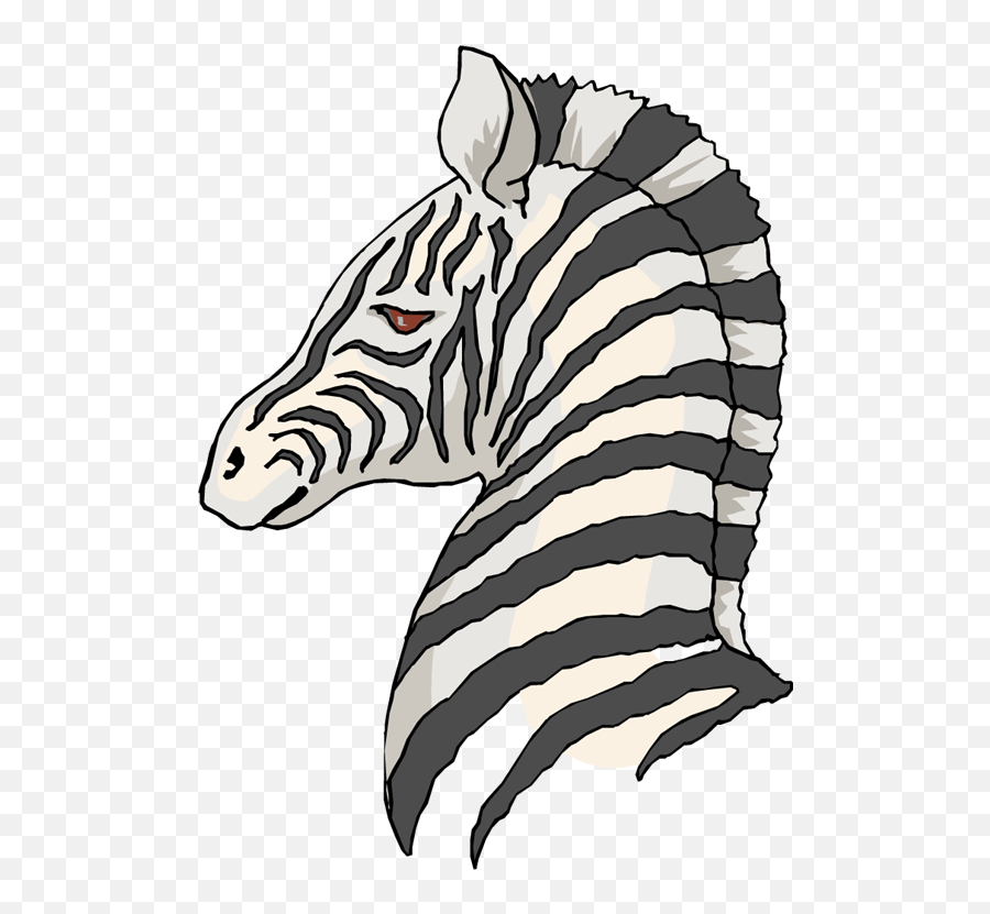 Clipart Zebra Transparent - Clip Art Png,Zebra Transparent Background