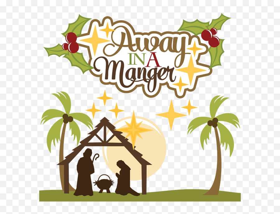Away In A Manger Clipart Png Image - Christian Away In A Manger,Manger Png