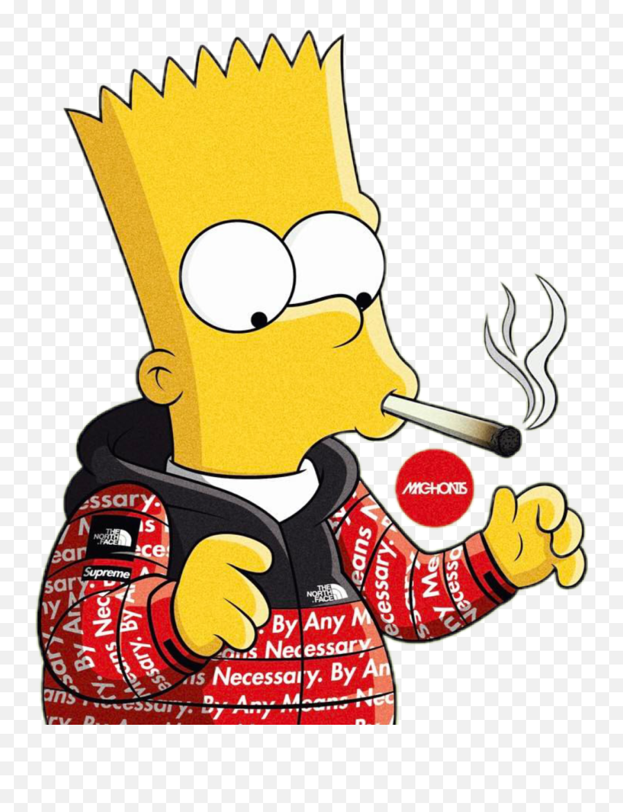 Report Abuse - Bart Simpson Supreme Clipart Full Size Bart Simpson Png,Supreme Png