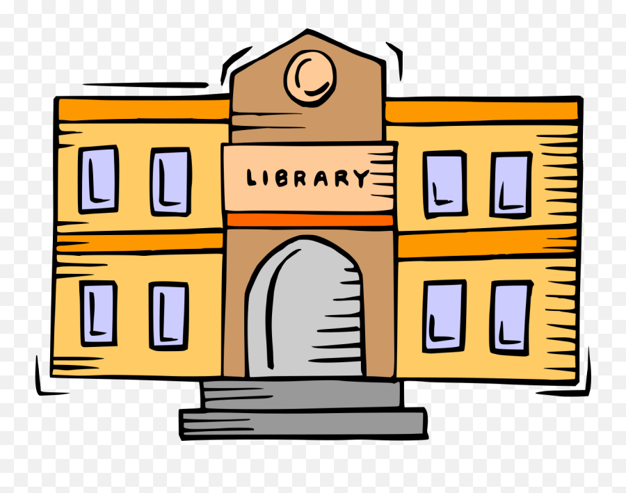 Library Building Clipart - Library Clipart Png,Library Png