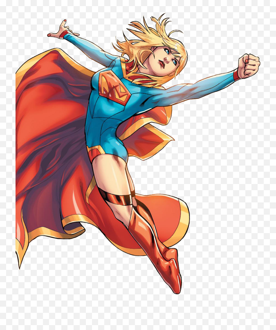 Supergirl Comic Transparent Background - Comic Supergirl Transparent Background Png,Supergirl Transparent