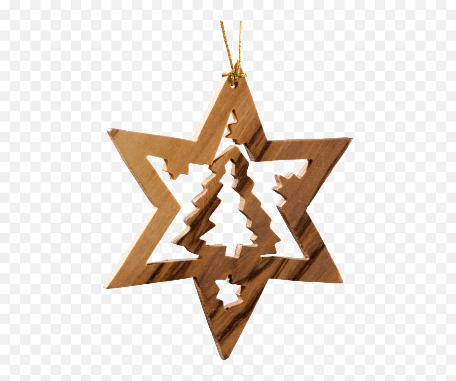 Star With Christmas Tree Png