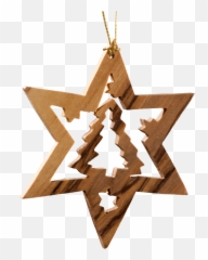 Star With Christmas Tree Png