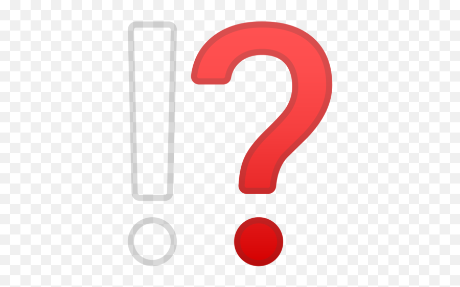 Exclamation Question Mark Emoji - Signo De Exclamación E Interrogación Png,Red Exclamation Point Png