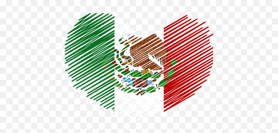 Download Hd Mexico Heart Flag - Trinidad And Tobago Heart Guatemala Heart Flag Png,Mexico Flag Transparent