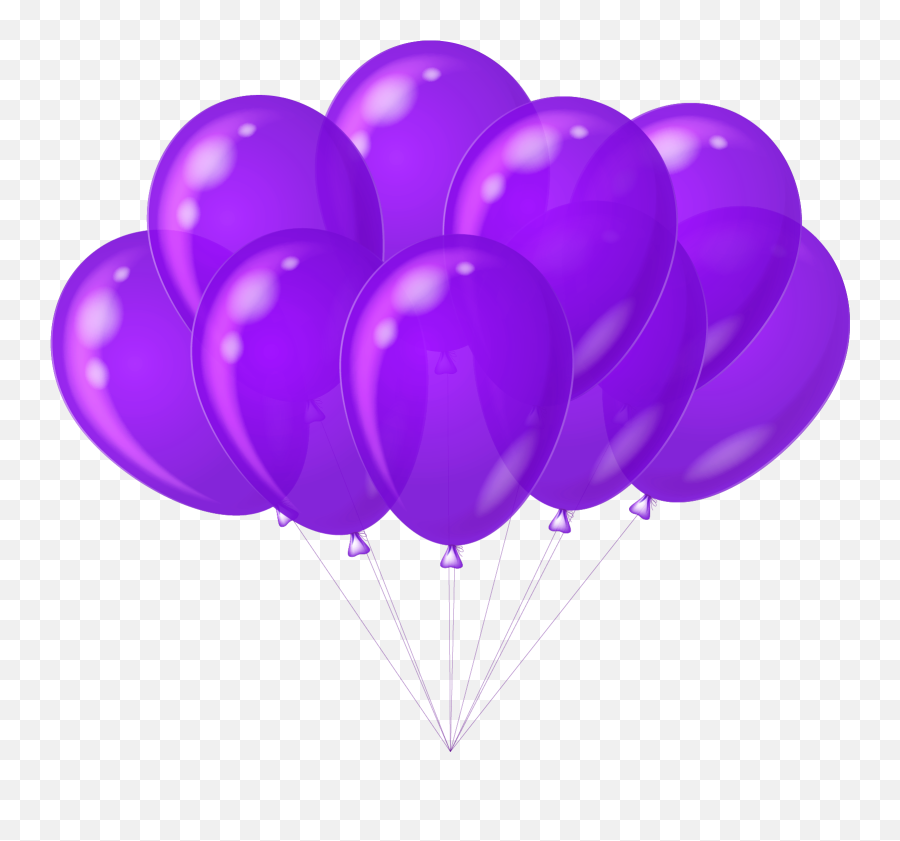 Purple Balloons Balloon Clipart - Purple Balloons Clipart Png,Purple Balloons Png