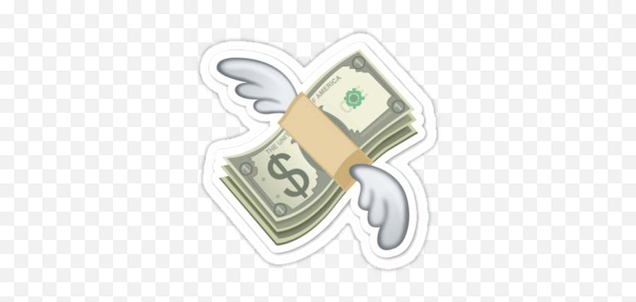Download Flying Money Emoji - Flying Money Emoji Png,Money Emoji Png