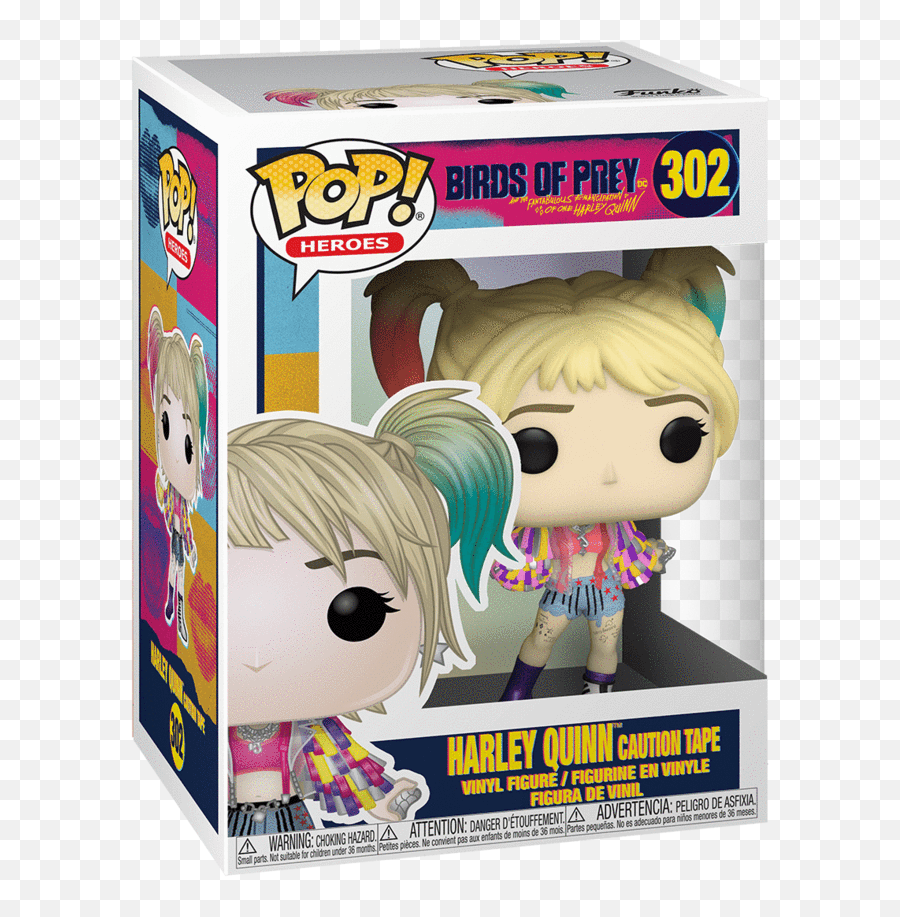 Harley Quinn Caution Tape 302 - Birds Of Prey Funko Pop Funko Pop Harley Quinn Caution Tape Png,Caution Tape Png